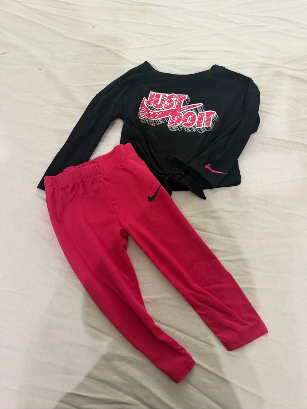Nike Girls' Long Sleeve Shirt and Leggings Set